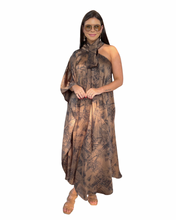 Cocoa Sateen Kaftan