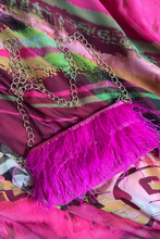 Majestic Magenta Ostrich Bag