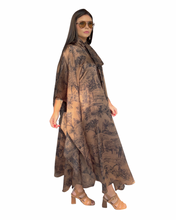 Cocoa Sateen Kaftan