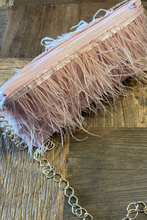 Blush Royale Ostrich Bag