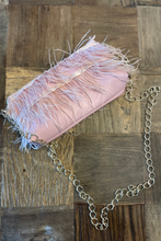 Blush Royale Ostrich Bag