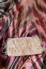 Blush Royale Ostrich Bag