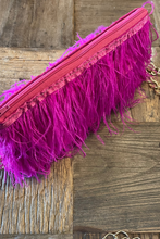 Majestic Magenta Ostrich Bag