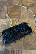 Ebony Elegance Ostrich Bag