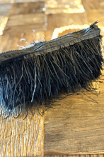 Ebony Elegance Ostrich Bag