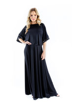 Black Sequin Circle Dress