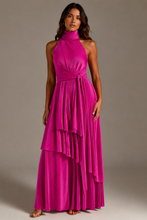 Plisse Goddess Gown