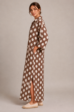 Cocoa Dot Shirt dress