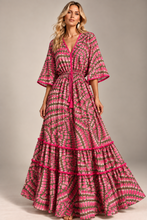 The Pink Fern Gypsy Maxi Dress