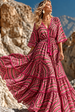 The Pink Fern Gypsy Maxi Dress