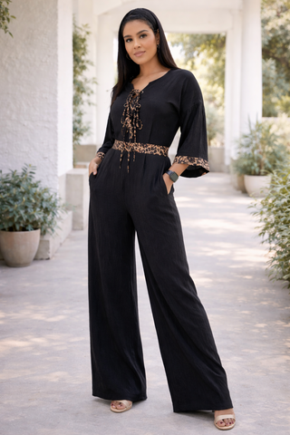 The Noir Safari Jumpsuit