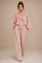 Sequin Pants Classic in Shell