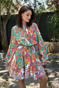 Tropicana Longsleeve Dress