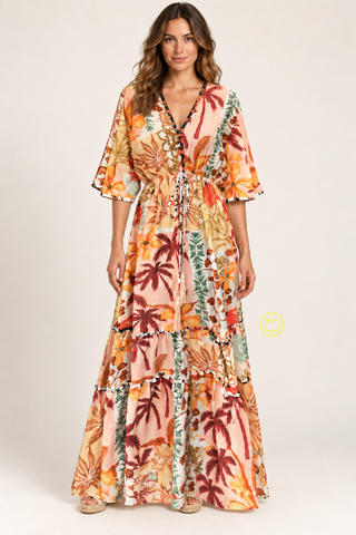 The Bohemian Palms Maxi dress