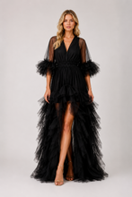 Diva Tulle Maxi Gauged gown