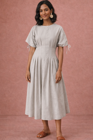 Linen Blend Breeze Dress