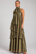 Plisse Goddess Gown