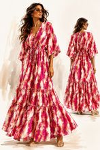 The Calypso Tiered Maxi dress