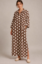 Cocoa Dot Shirt dress