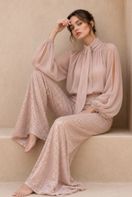 Celeste Voile Blouse