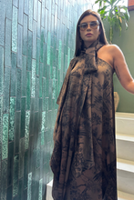Cocoa Sateen Kaftan