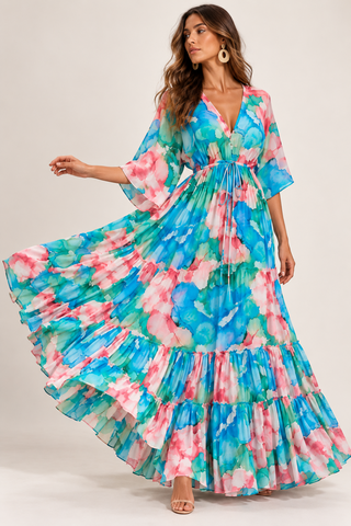 The Watercolour Maxi Dress