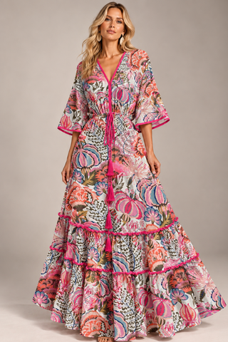 The Bohemian Bloom Maxi Gown