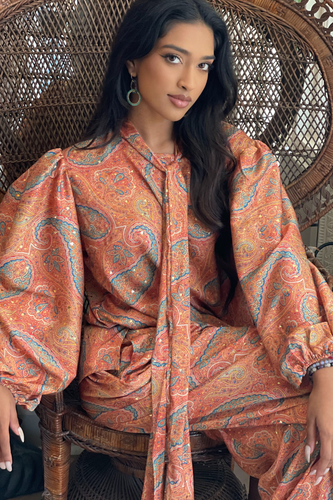 Two-Piece Maroccan Gold Fleck Luxe Set