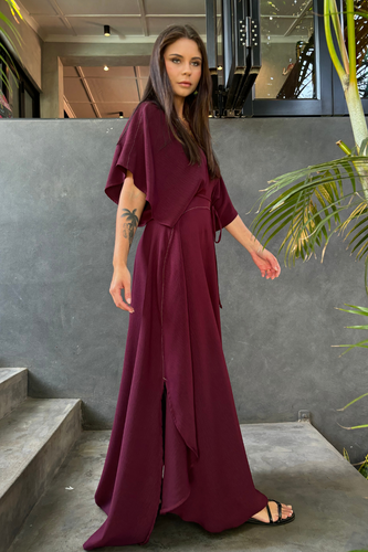 Crushed Mulberry Stitch Serenity Dress