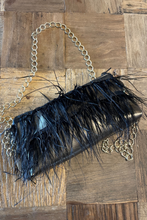Midnight Opulence Ostrich Bag