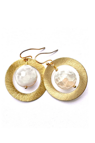 Ivory Eclipse Earrings