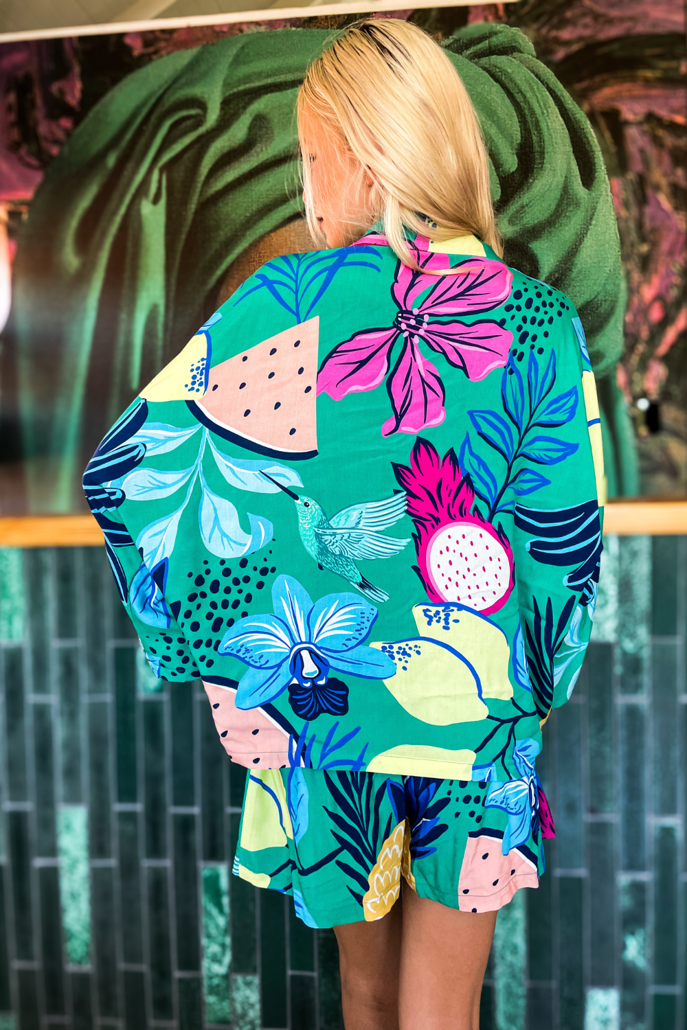Tropical pajamas sales