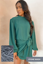 Ray Turtle Neck Tie Dress