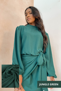 Ray Turtle Neck Tie Dress