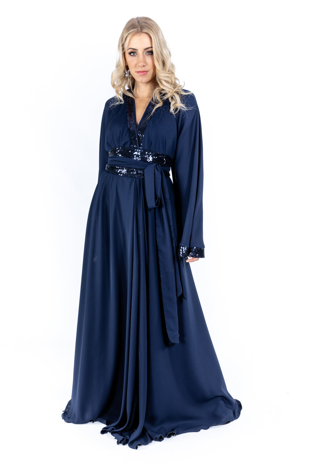 Navy Isabella Gown