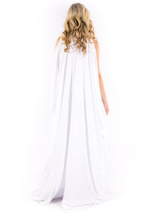 White Slouch Gown