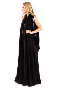 Black Slouch Gown