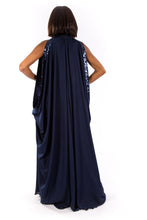 Navy Slouch Gown