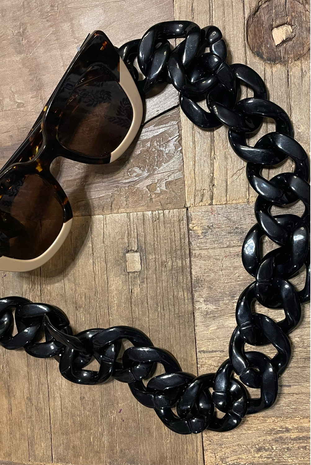Sunglasses chain Noir